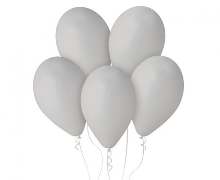 #BL Balony G110 pastel 12" - szare 70/ 100 szt.