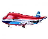#BFK Balon foliowy Samolot czerwony, 28x75cm