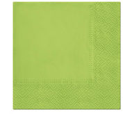#ZSE Serwetki PAW gładkie jednokolorowe Anise Green 33x33 cm / 20 szt.