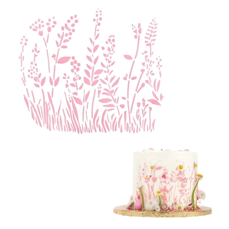 Szablon dekoracyjny RUSTIC 197x296 mm Słodki Bufet