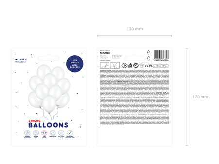 Balony Strong 27cm, Pastel Light Cream (1 op. / 10 szt.)