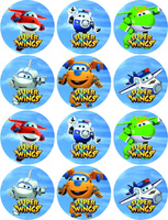 Opłatek na muffinki SUPER WINGS WZ.V