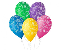 #BL Balony Premium "Sto Lat", kolorowe, 12" / 5 szt.