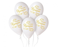 #BL Balony Premium Hel Pierwsza Komunia Św. (biblia), 13"/ 5 szt.