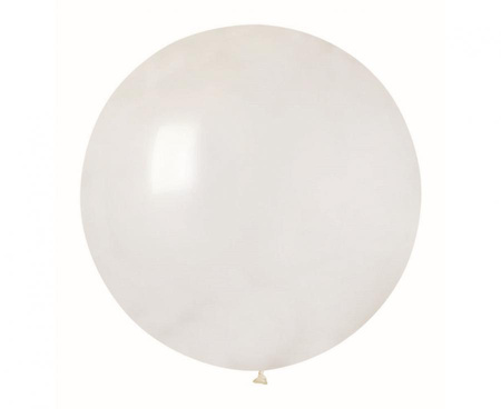 #BL Balon G40 pastel kula 1.00m - transparentna 00