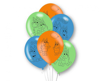 #BL Balony Bluey 11", 27,5 cm, 6szt.
