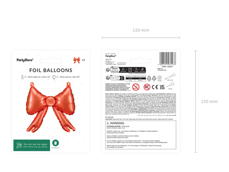 Balon foliowy Cyfra '5', 86cm, granat