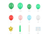 Balon foliowy Nietoperz, 40,5x13 cm, mix