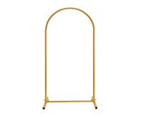 #BAS Stelaż z żelaza z łukiem, złoty, 100x200cm