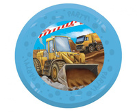#ZTA Talerz wielokrotnego użytku Construction, Decorata Party, 21cm, 1 szt. KK