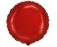#BFK Balon foliowy 18" FX - Okrągły (czerwony), pakowany