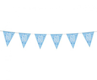 #DEBA Banner Glitz 60, z flagami, niebieski, 274 cm