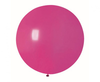 #BL Balon G220 pastel kula 0.75m - ciemnoróżowa 07