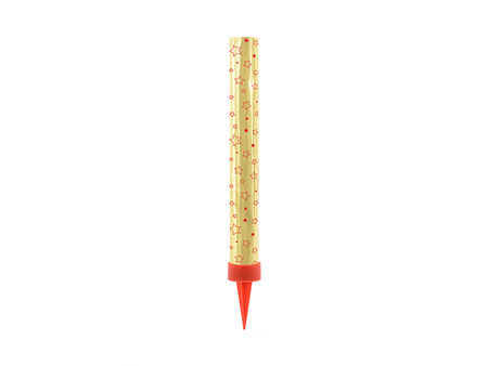 Świeczka urodzinowa liczba 40, złoty 7.5cm