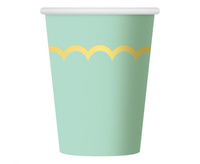#ZKU_GD Kubeczki papierowe Mięta, 266 ml, 6 szt. KK