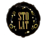#BFK Balon foliowy Sto Lat (B&G Party), 18 cali AA
