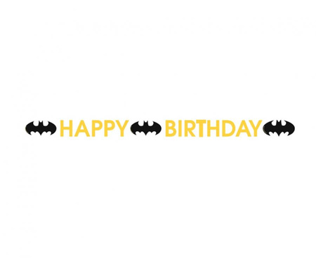 #DEBA Banner Batman papier 180 x 11 cm