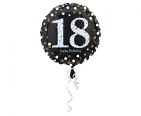 #BFK Balon foliowy 18 urodziny, okrągły 43 cm
