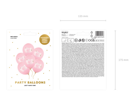 Stojący balon foliowy cyfra ''0'', 84 cm, błękit