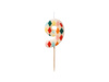 Balon foliowy Gwiazda 3D, 50cm, srebrny
