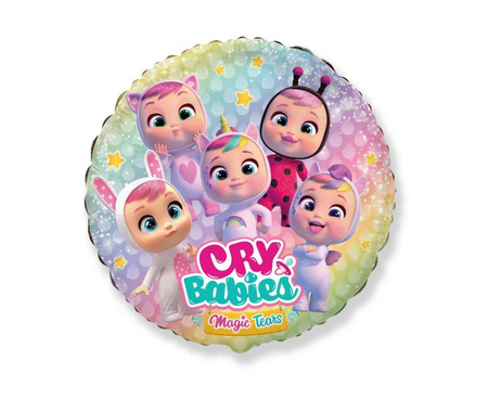 #BFK Balon foliowy 18" FX- Cry Babies, niepakowany KK