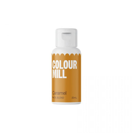 Barwnik olejowy do mas tłustych CARAMEL 20 ml Colour Mill