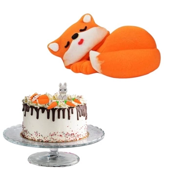 Figurka na tort LISEK dekoracja cukrowa Slado