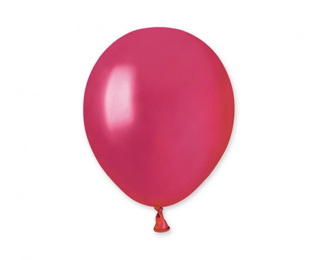 #BL Balony AM50 metal 5" - czerwone 32/ 100 szt.