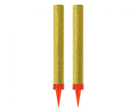 #ZOF Fontanny party holograficzne złote - 12 cm/ 2 szt.