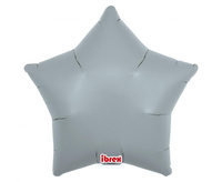 #BFK Balon Ibrex Hel, gwiazda 15", Blue Gray, 5 szt.
