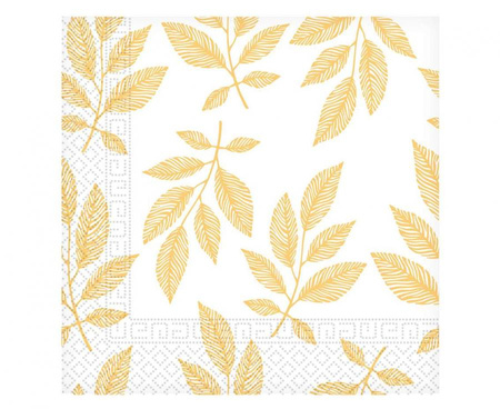 #ZSE Serwetki papierowe Orange Leaves Decorata, rozm. 33 x 33 cm, 20 szt. KK