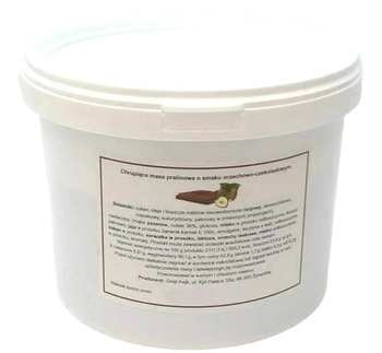 Pralina CZEKOLADOWO - ORZECHOWA z herbatnikami, croquant 0,5 kg Grejt Kejk