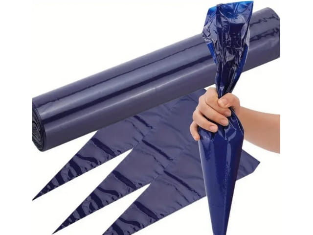 Mocne worki rękawy do dekoracji tortów 52x25 cm – zestaw 50 sztuk