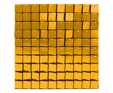 #DEI Panel dekoracyjny miedziany, czarne tło, 30x30 cm/ 100 kwadratów KK