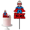 Topper na tort 16x6,5 cm SUPER BABCIA DZIEŃ BABCI WZ.III