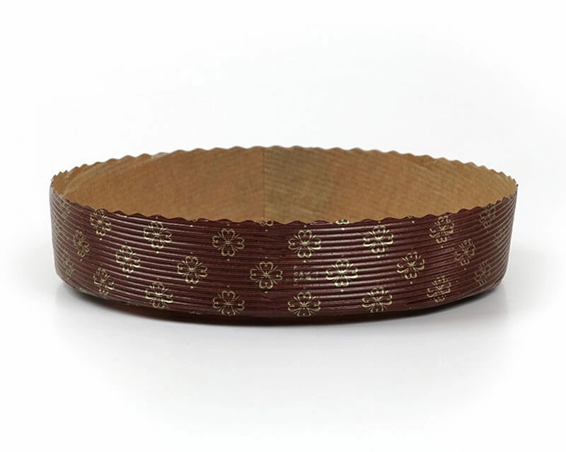 Papierowa forma do pieczenia tarta 17x3,5 cm 10 szt. – detal falistych, dekoracyjnych boków formy
