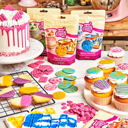 Deco Melts Pastylki Czekoladowe BIAŁY JOGURTOWY 250g Fun Cakes