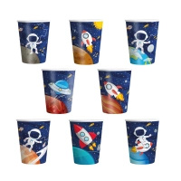 Kubek Kosmos 220 ml 8 szt. Party Pal