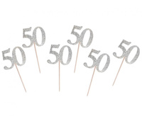 #DEI Piker B&C 50, srebrny, 6 szt.