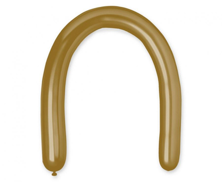 #BL Balony DB6 - Rurki włoskie shiny złote/ 50 szt.