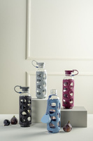 Bidon szklany IN GIRO 0,5l VIOLAN ICEBLUE - Leonardo
