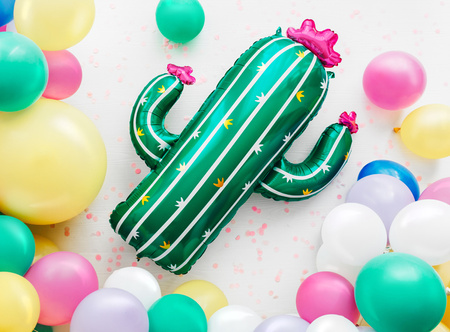 Balony Eco 30cm metalizowane, jasny czerwony (1 op. / 10 szt.)