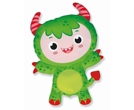 #BFK Balon foliowy 24" FX - Mały Potwór (zielony), niepakowany