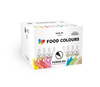 Zestaw 9 szt. barwniki do kremów biszkoptu PASTELOWE PowerGel Food Colours