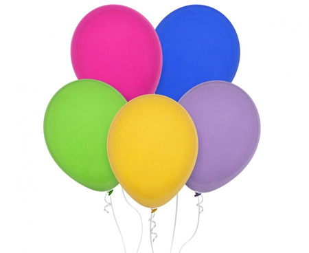 #BL Balony Decomex 11", pastel Assorted, 100 szt.