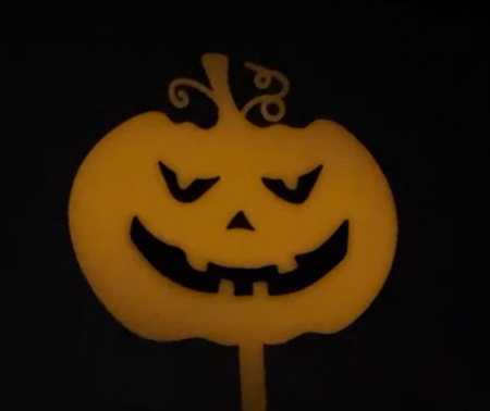 Topper STRAAASZNA DYNIA świecąca w ciemności Halloween