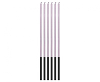 #SU Świeczki B&C Magiczny Płomień, liliowe, 3x3x150mm, 6 szt. KK
