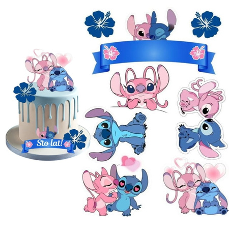 Opłatek na tort LILO & STICH WZ. I