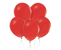 #BL Balony Beauty&Charm, pastelowe, czerwone 18" / 5 szt.