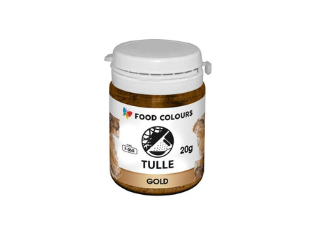 Tiul jadalny w proszku ZŁOTY 20g Food Colours